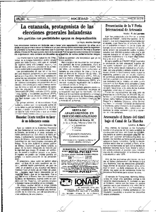 ABC MADRID 20-05-1986 página 42