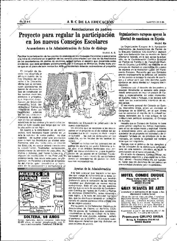 ABC MADRID 20-05-1986 página 48