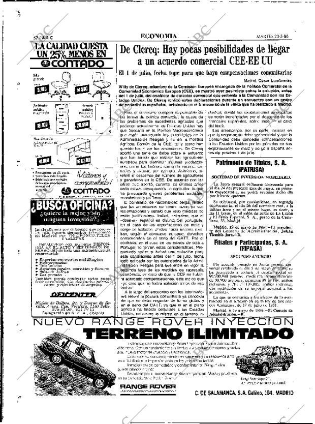 ABC MADRID 20-05-1986 página 62