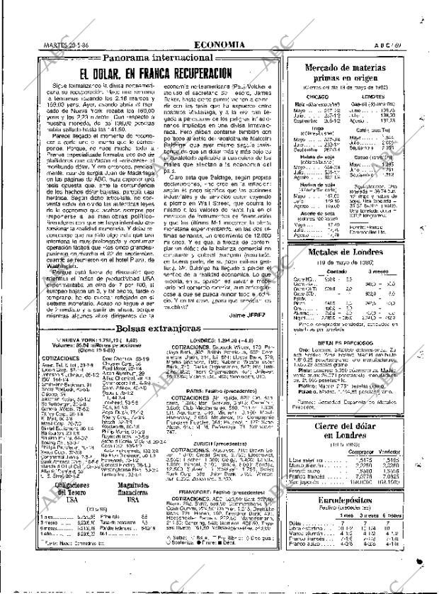 ABC MADRID 20-05-1986 página 69