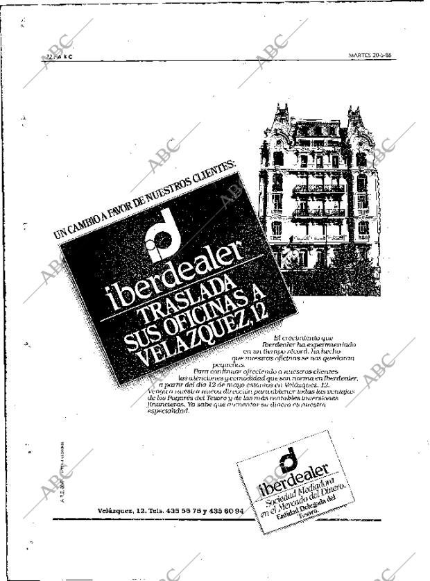 ABC MADRID 20-05-1986 página 72