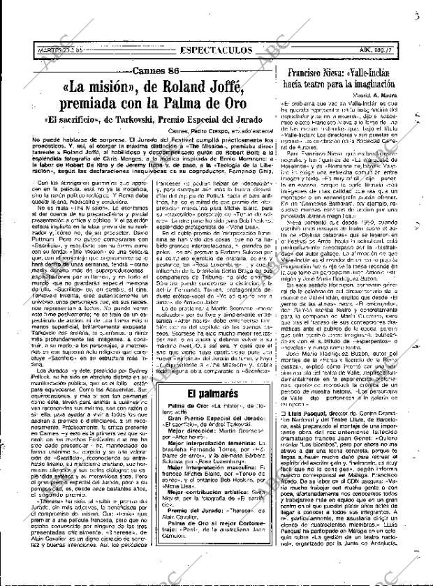 ABC MADRID 20-05-1986 página 77