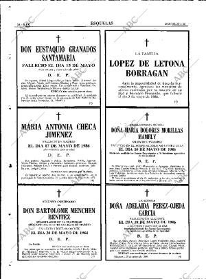 ABC MADRID 20-05-1986 página 84