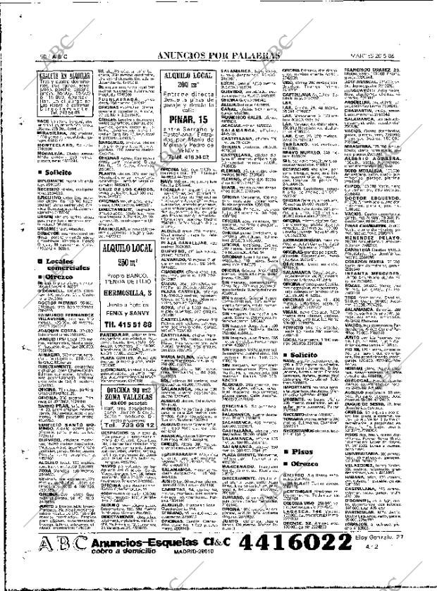 ABC MADRID 20-05-1986 página 90