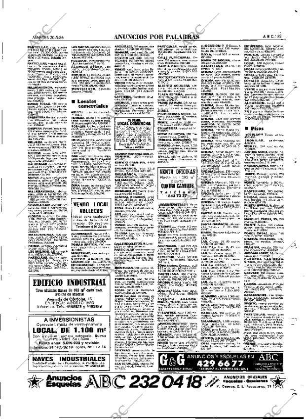 ABC MADRID 20-05-1986 página 93