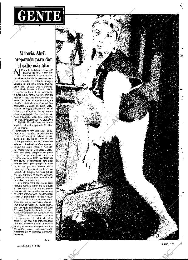 ABC MADRID 21-05-1986 página 101