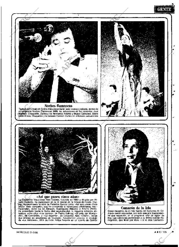 ABC MADRID 21-05-1986 página 105