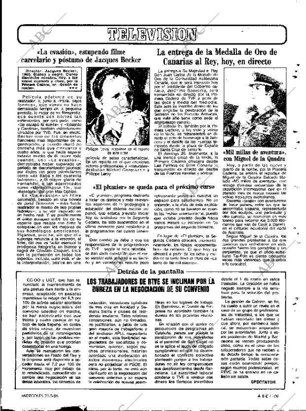 ABC MADRID 21-05-1986 página 109