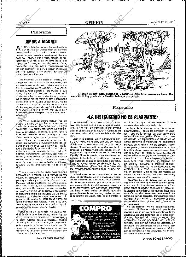 ABC MADRID 21-05-1986 página 18