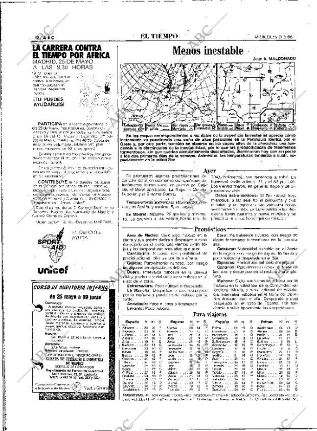 ABC MADRID 21-05-1986 página 42