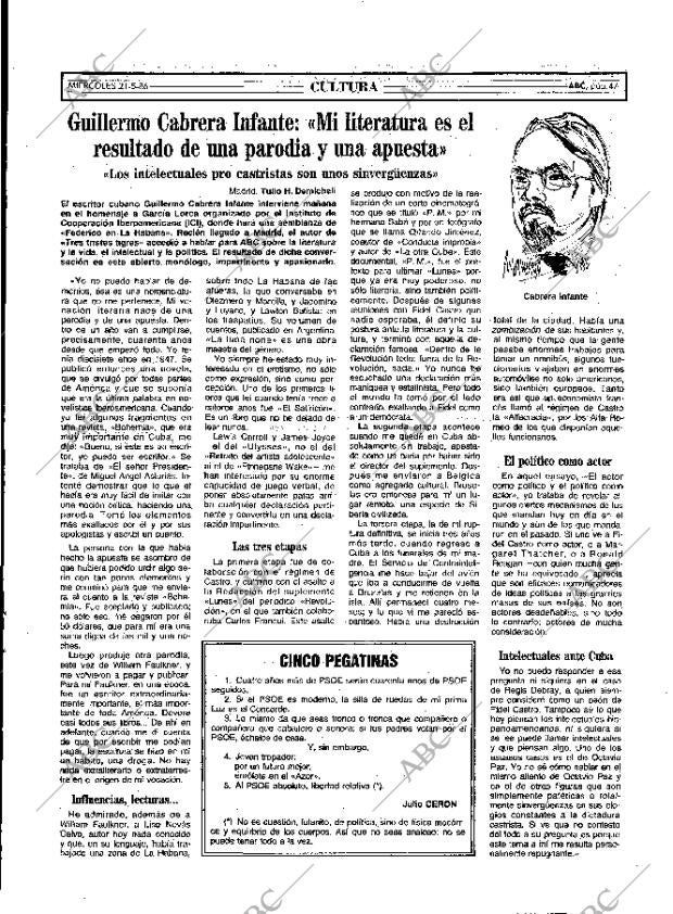 ABC MADRID 21-05-1986 página 47