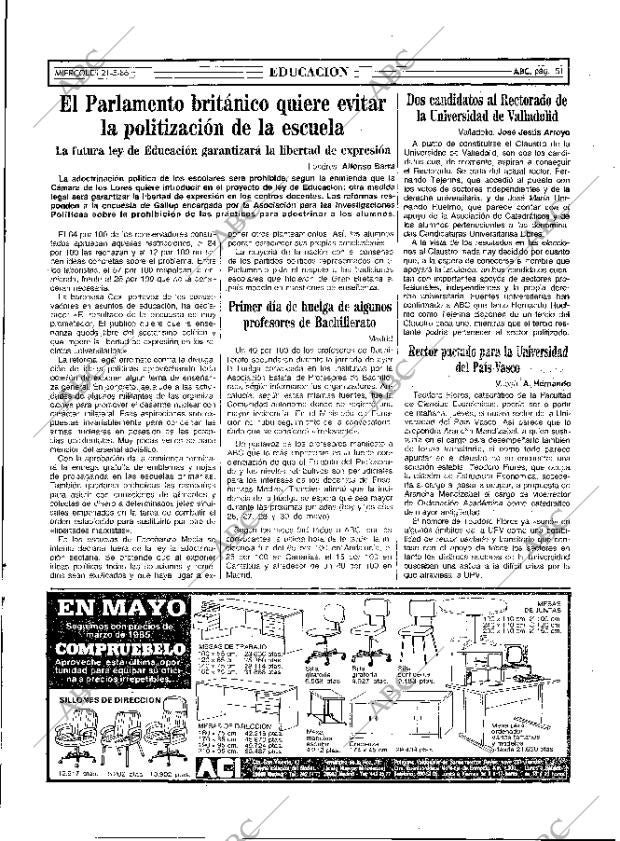 ABC MADRID 21-05-1986 página 51