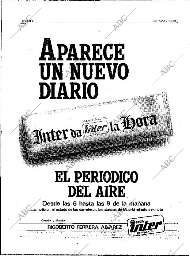 ABC MADRID 21-05-1986 página 54