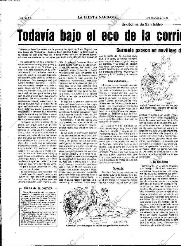 ABC MADRID 21-05-1986 página 56