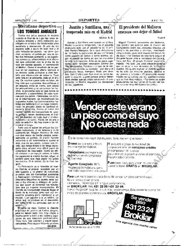 ABC MADRID 21-05-1986 página 73