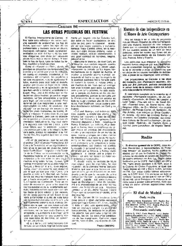 ABC MADRID 21-05-1986 página 76