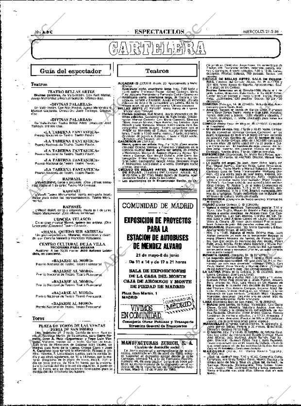 ABC MADRID 21-05-1986 página 78
