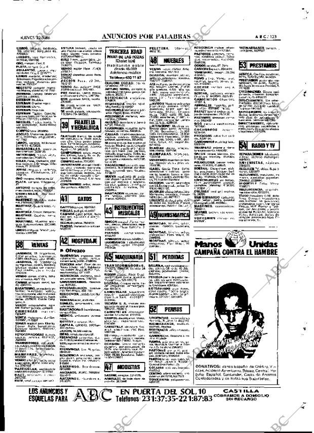 ABC MADRID 22-05-1986 página 123