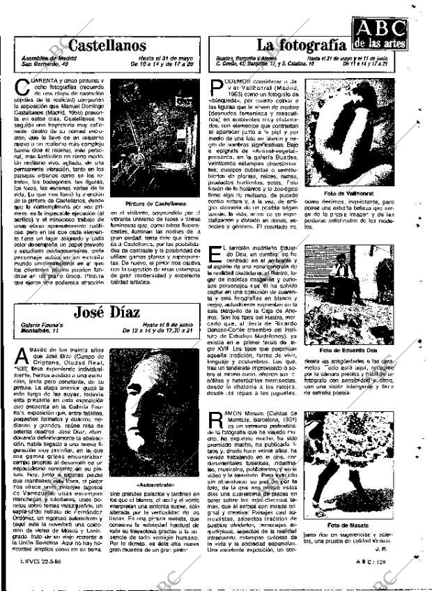 ABC MADRID 22-05-1986 página 129