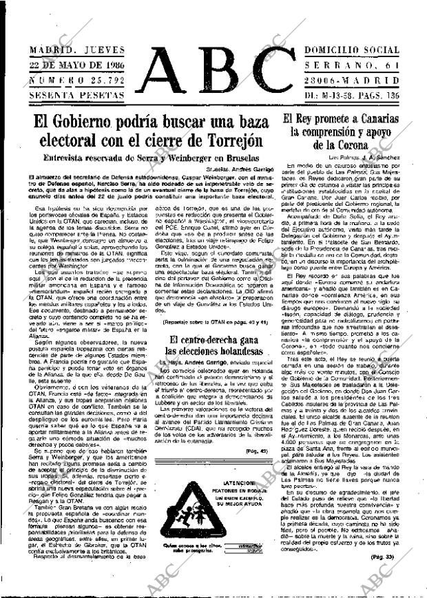 ABC MADRID 22-05-1986 página 21