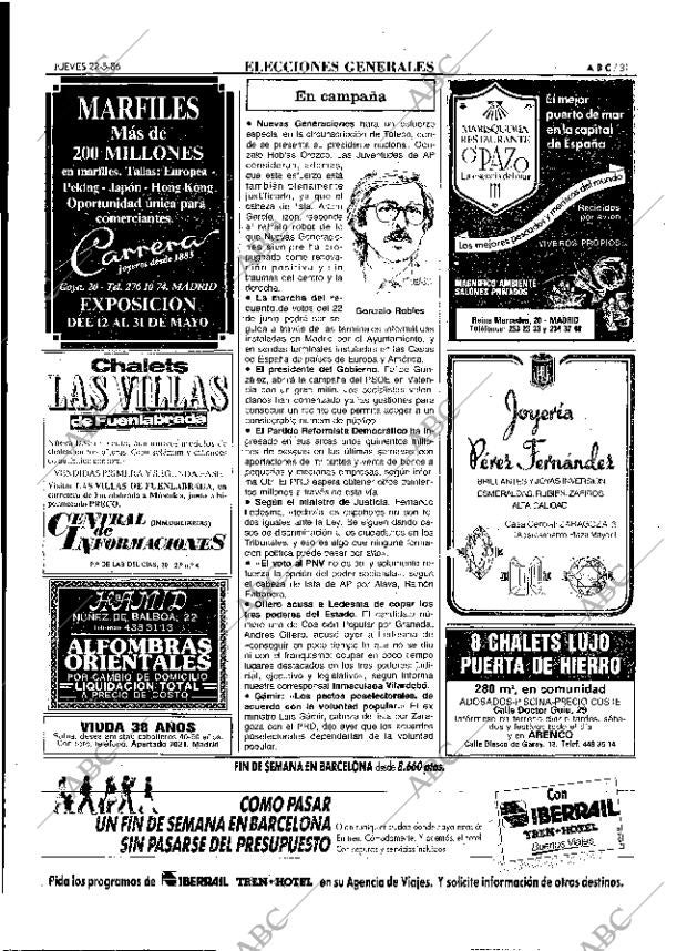 ABC MADRID 22-05-1986 página 31