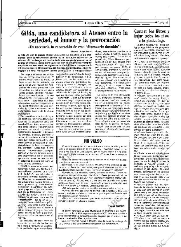 ABC MADRID 22-05-1986 página 63
