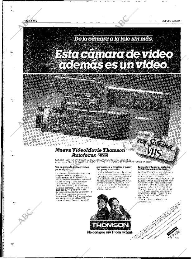 ABC MADRID 22-05-1986 página 82