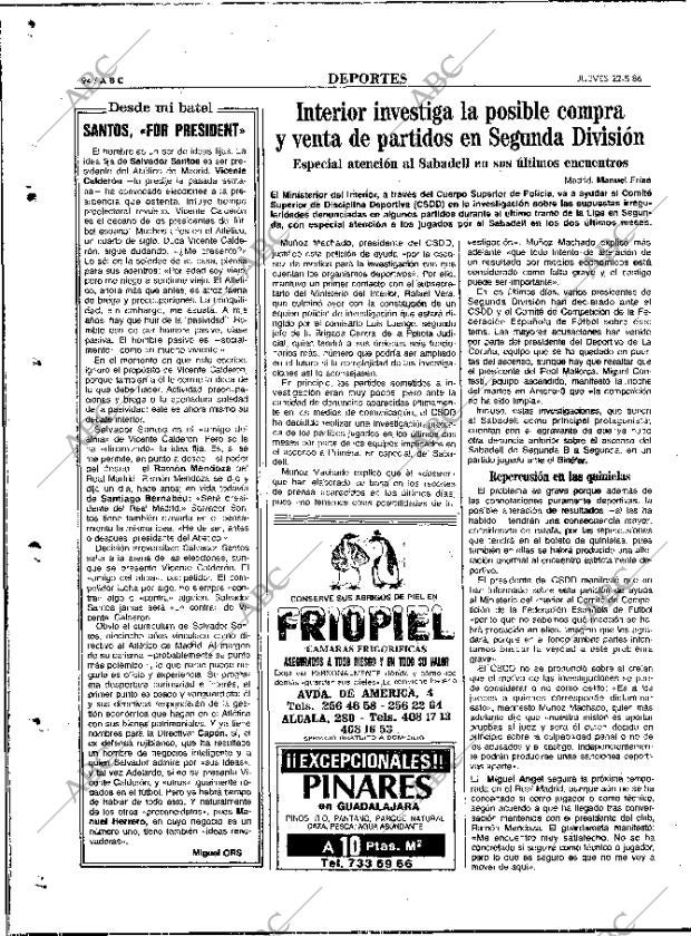 ABC MADRID 22-05-1986 página 94