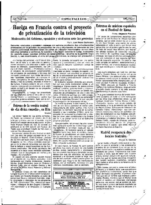 ABC MADRID 22-05-1986 página 97