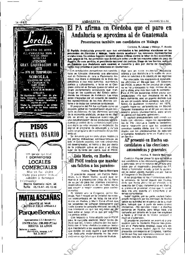 ABC SEVILLA 23-05-1986 página 34