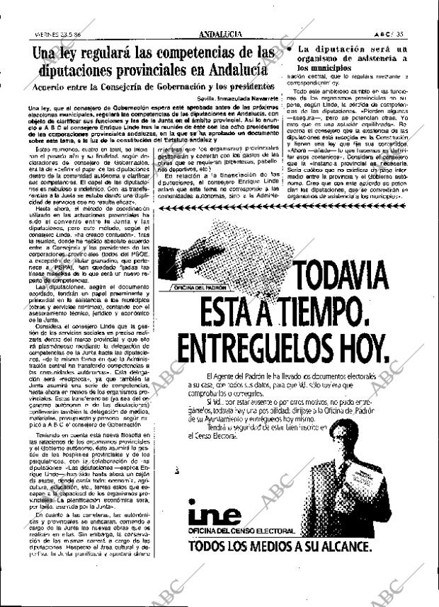 ABC SEVILLA 23-05-1986 página 35