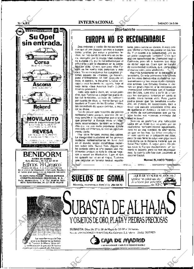 ABC MADRID 24-05-1986 página 30