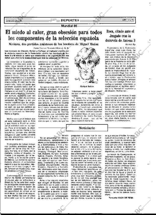 ABC MADRID 24-05-1986 página 75