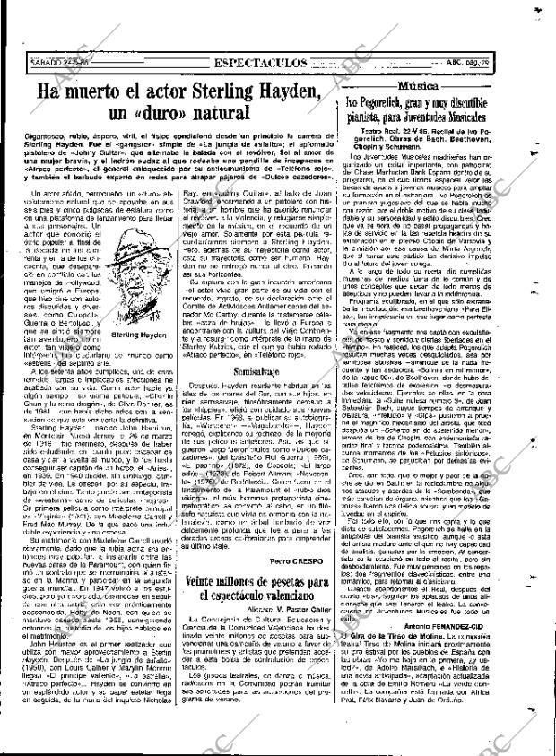 ABC MADRID 24-05-1986 página 79