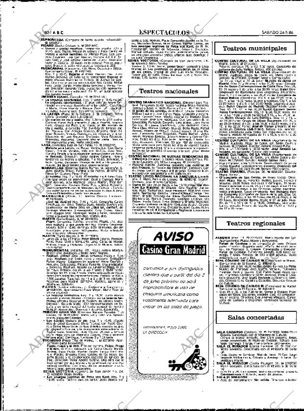 ABC MADRID 24-05-1986 página 82