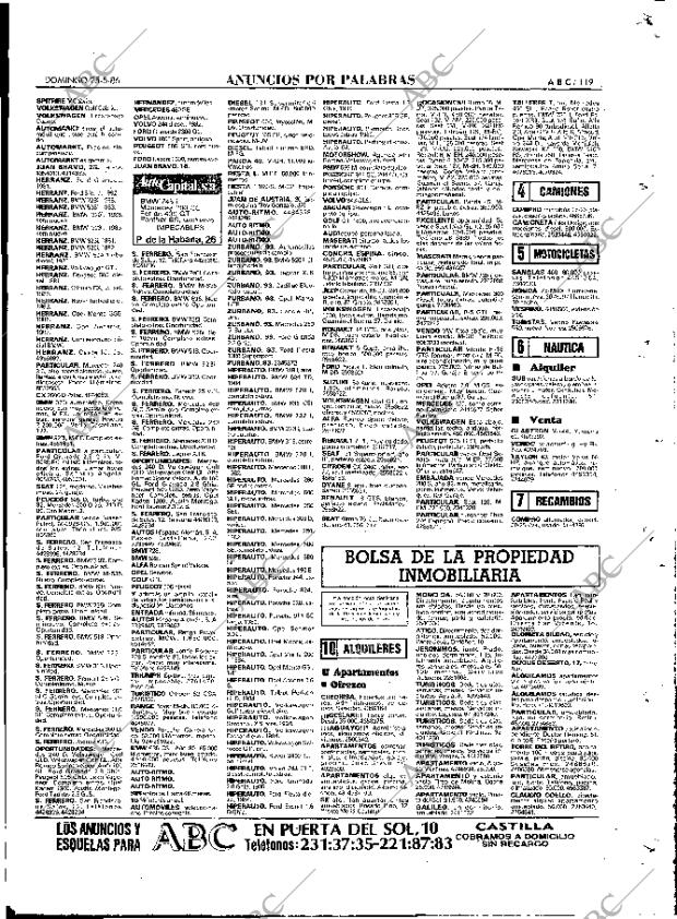 ABC MADRID 25-05-1986 página 119