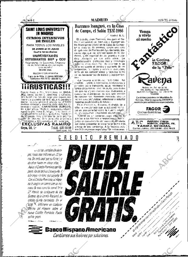 ABC MADRID 27-05-1986 página 38