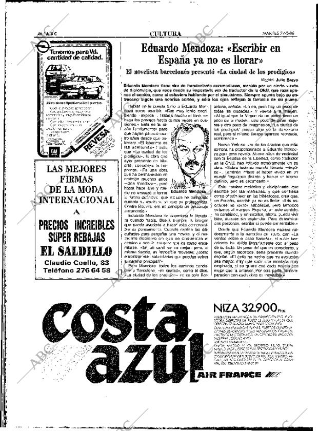 ABC MADRID 27-05-1986 página 46