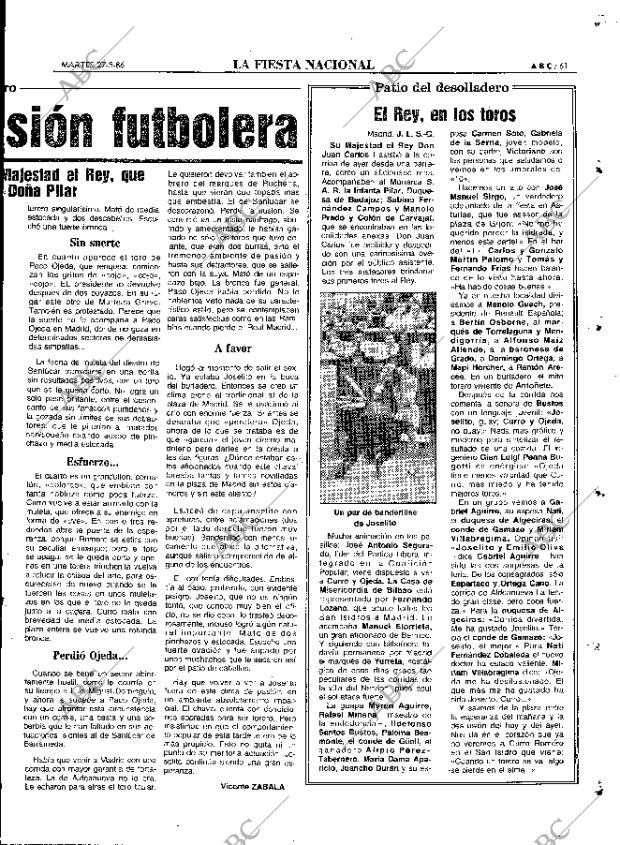 ABC MADRID 27-05-1986 página 61