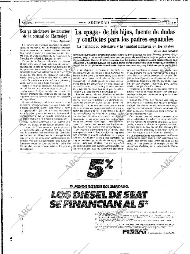 ABC MADRID 27-05-1986 página 74