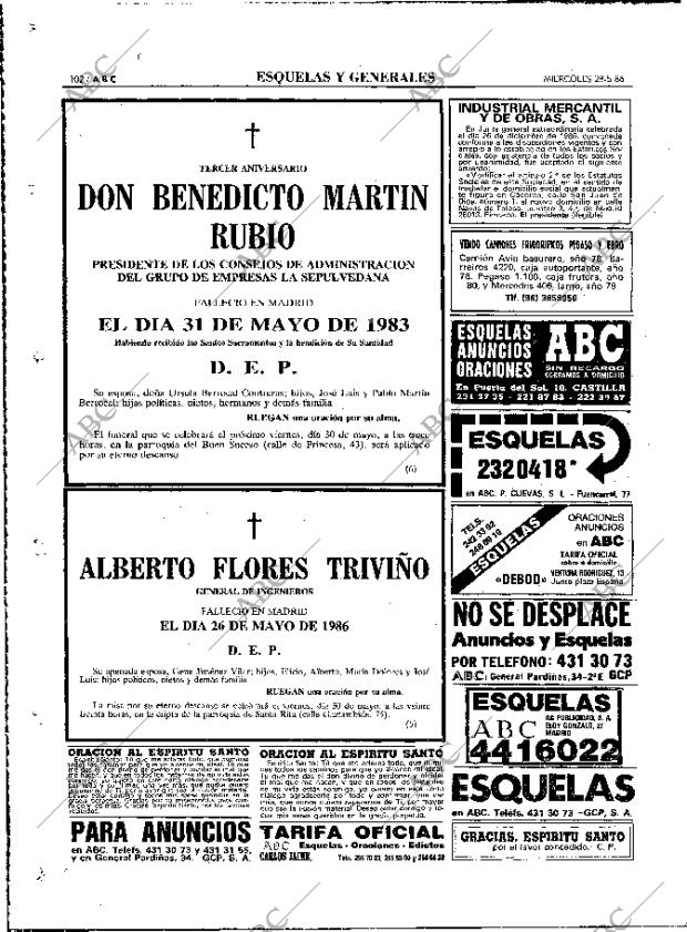 ABC MADRID 28-05-1986 página 102