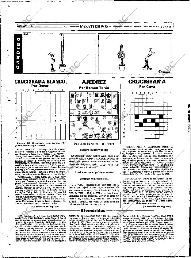 ABC MADRID 28-05-1986 página 118