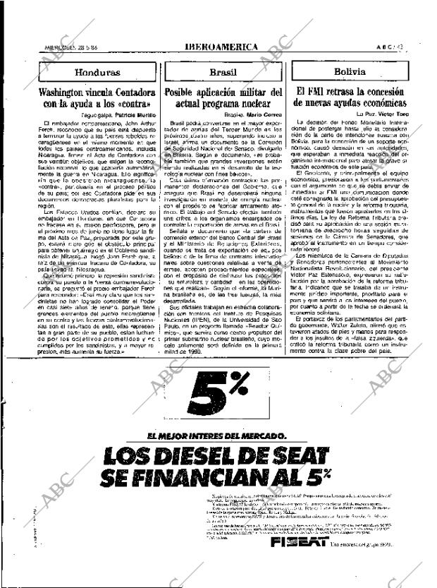 ABC MADRID 28-05-1986 página 43