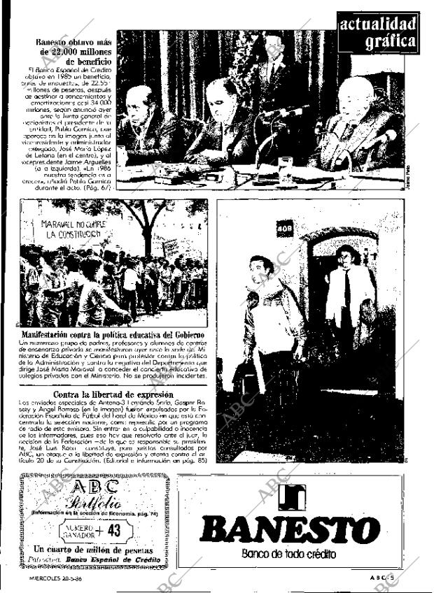 ABC MADRID 28-05-1986 página 5