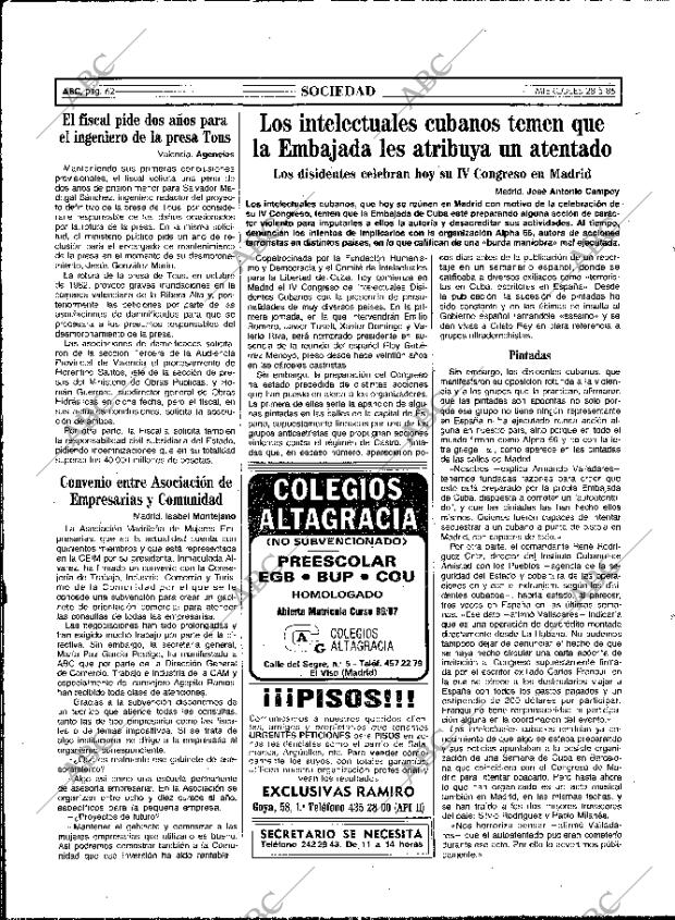 ABC MADRID 28-05-1986 página 62