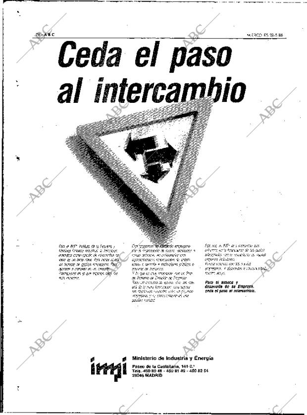 ABC MADRID 28-05-1986 página 78