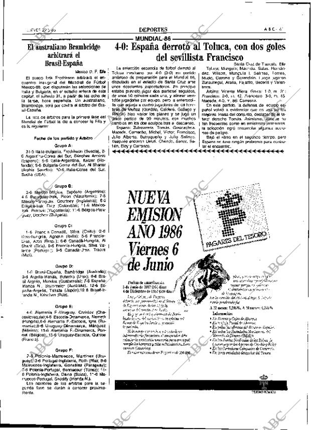 ABC SEVILLA 29-05-1986 página 61