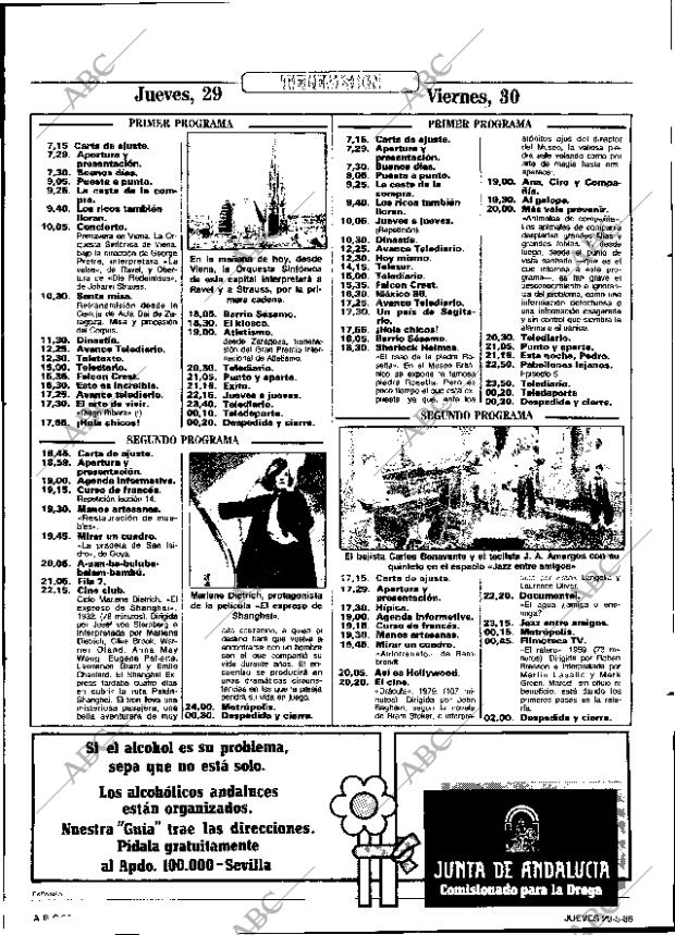 ABC SEVILLA 29-05-1986 página 86