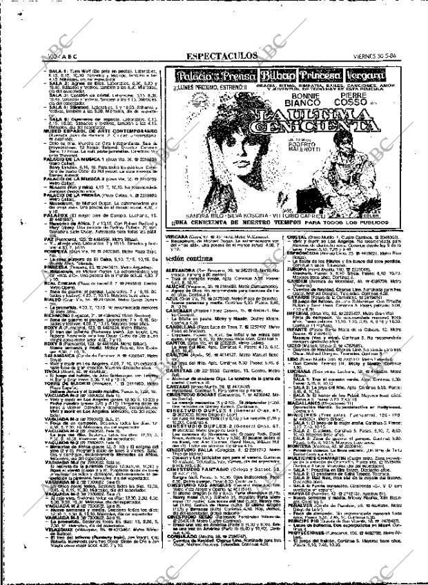 ABC MADRID 30-05-1986 página 100