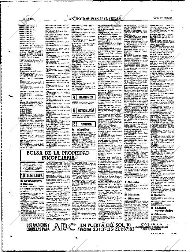 ABC MADRID 30-05-1986 página 108